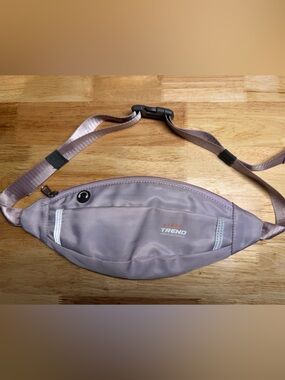 Trend Waist/Crossbody Urban BackPack -Hands-Free Belt Bag Light Purple